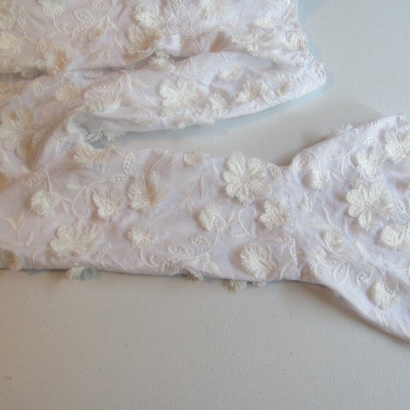 Karen Kane White Floral Blouse - Picture 5 of 11